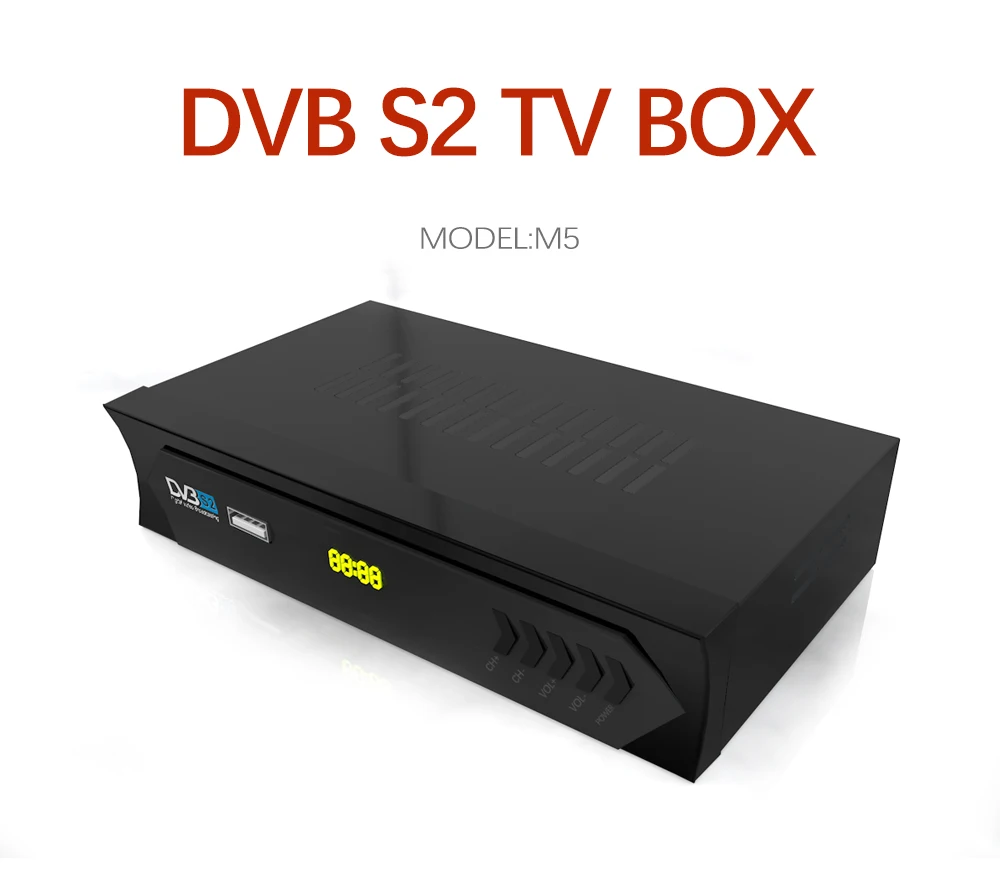 Лидер продаж Европейский ТВ тюнер DVB S2 цифровой спутниковый ресивер Full hd