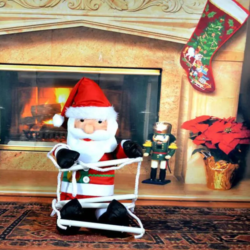 Navidad лестница Санта-Клаус рождественские украшения Рождественские украшения Arvore De Natal кулон Addobbi Natalizi Babbo Natale Noel