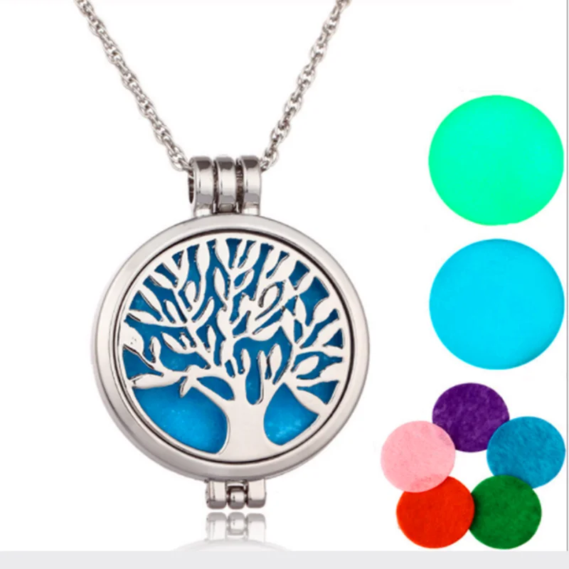 

1pcs Essential Oil Aromatherapy Locket Necklace With Pads Aroma Diffuser Necklace Open Antique Vintage Lockets Pendant Perfume