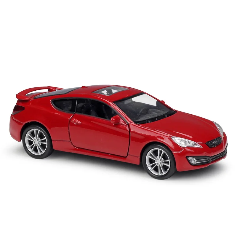 Welly 1:36 моделирование модель автомобиля игрушка для HYUNDAI 2009 Genesis Coupe игрушечная машинка из сплава модель с функцией вытяжки для детей подарок