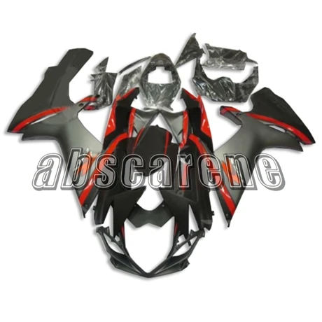 Полный обтекатели для Suzuki GSXR600 K11 2011 2012 2013 GSXR750, 11, 12, 13, 14, 15, 16 лет из АБС-пластика Пластик черного, серого и красного цвета, в полоску