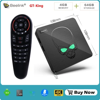 

Beelink GT King Amlogic S922X Smart Android 9.0 4GB DDR4 64GB 2.4G5G WIFI TV BOX LAN 1000M Bluetooth4.1 4K HD Media Player TVBOX