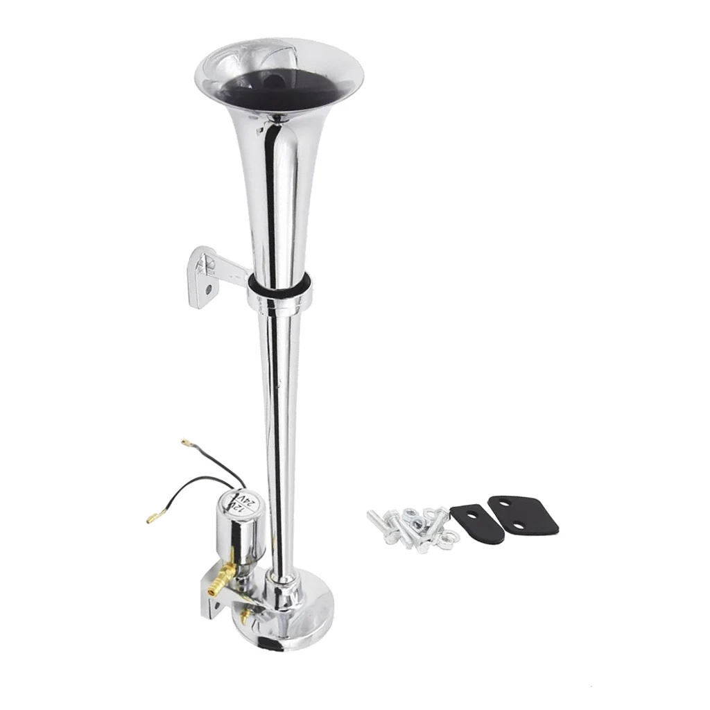150DB Air Horn Single Trumpet Truck Loud 12/24V Train Car Kit Compressor
