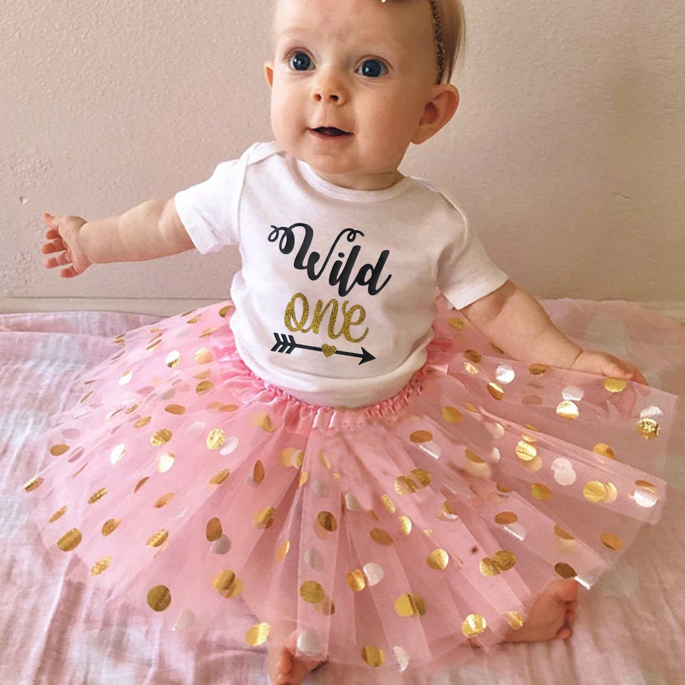 Ensemble 3 en 1 outfit Cakesmash fille - Ensemble de robe Licorne  paillettes premier