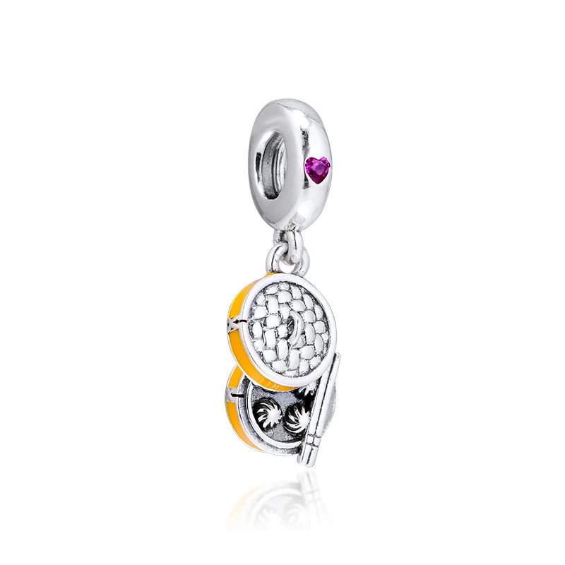 CKK Chinese Bao Charms 925 Fit Pandora браслет из стерлингового серебра Шарм бусины для бусина для изготовления украшений kralen perle - Цвет: Многоцветный