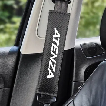 

Car Safety Belt Decoration Cover For Mazda Atenza Carbon Fiber Decoration Set Seatbelt Shoulder Pad Car Accessories Interior