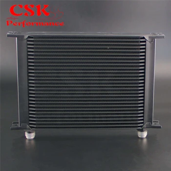 

Universal AN10 28 Row Engine Transmission 248mm Oil Cooler Mocal Style Black