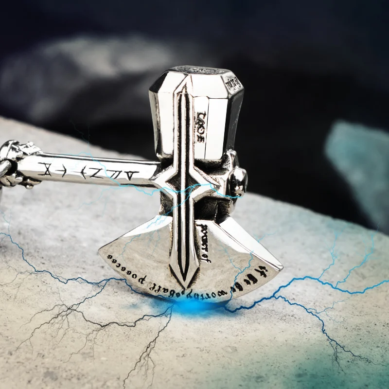 Ожерелье Stormbreaker для мужчин топорик из нержавеющей стали кулон в стиле хиппопа