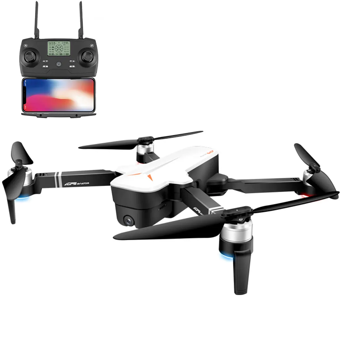 

2020 New 5G 4K HD GPS Professional Quadcopter Foldable Drone Gesture Sensing Aircraft with Storage Bag - White