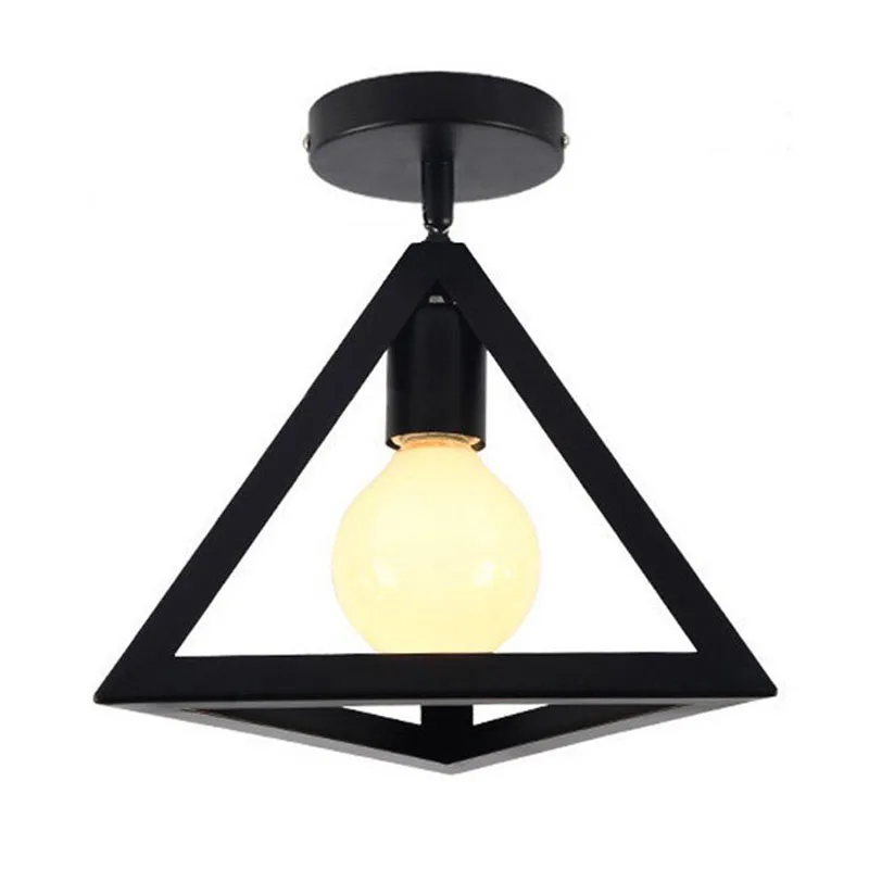 

Metal Cage Ceiling Lamp Black LED Mini 1 Lamp Modern Ceiling Lamp Interior Ceiling Lamp 220V