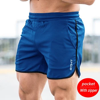 

New style of men's sports fitness shorts men's summer exercise men's breathable Internet speed-dry sportswear jogging beach shor