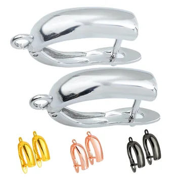 

Peixin Brass Jewelry DIY Earrings Glamour Hooks Popular Glossy Design Crystal Tassels Making Supplies Wholesale Jewelry Findings