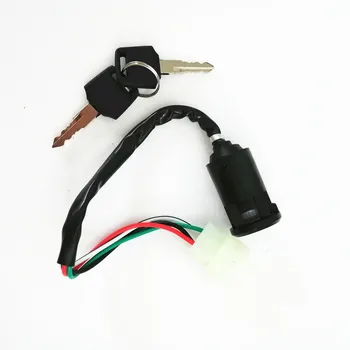 

4 Wire Female Plug Ignition Switch Key Set fits most 50 90 110 125 150 cc ATV Parts