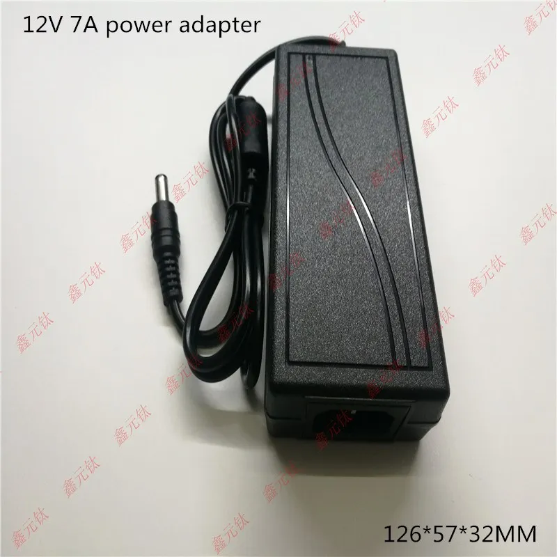 Трансформаторы освещения 12V 7A 8A 10A UK US EU AU plug ac/dc 100-240v to 12 led ленточный адаптер питания 84w 96w 120w Black drive power