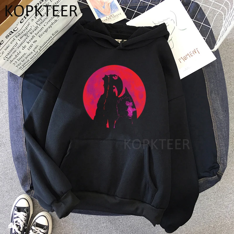 Sudadera con capucha de DEVILMAN Crybaby para hombre, prenda deportiva masculina de manga larga con estampado de Anime Harajuku, ropa de calle Ulzzang de estilo Hip Hop para Otoño e Invierno
