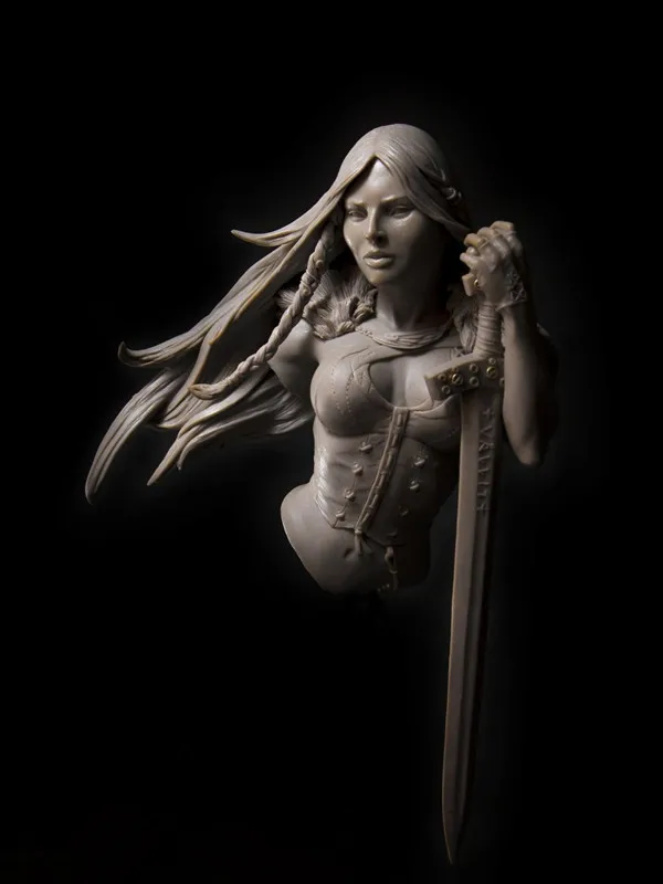 Разобранный Неокрашенный бюст 1/10 модельная фигурка из смолы Kit // BUST435|Наборы для