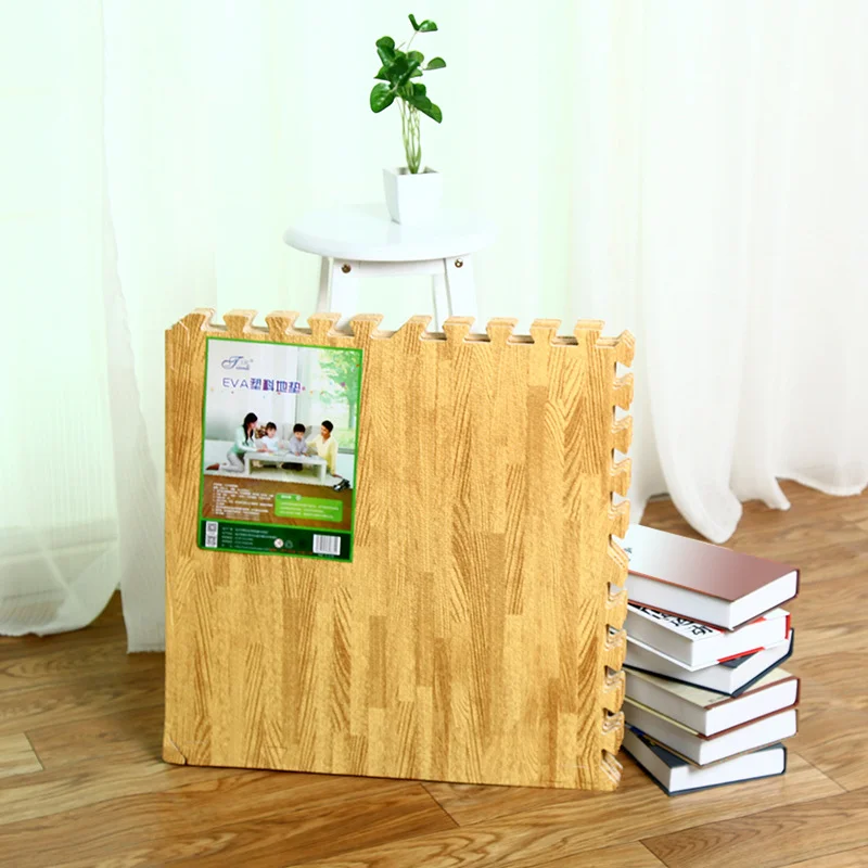6pcs Bedroom Wood Stitching EVA Non-slip Foam Floor Mat DIY Toy Floor Carpet Home Floor Blanket 6pcs Bedroom Wood Stitching EVA Non-slip Foam Floor Mat DIY Toy Floor Carpet Home Floor Blanket