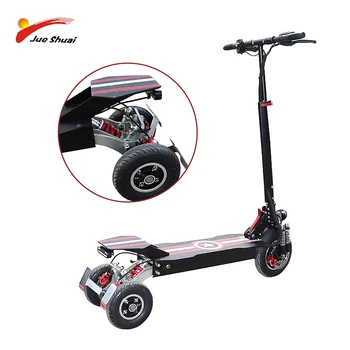 Online 3 Räder 48V 1000W E Roller Vorderen Motor-Rad Elektro Roller Für Erwachsene 80KM Entfernung Folding Elektrische Skateboard Hoverboard