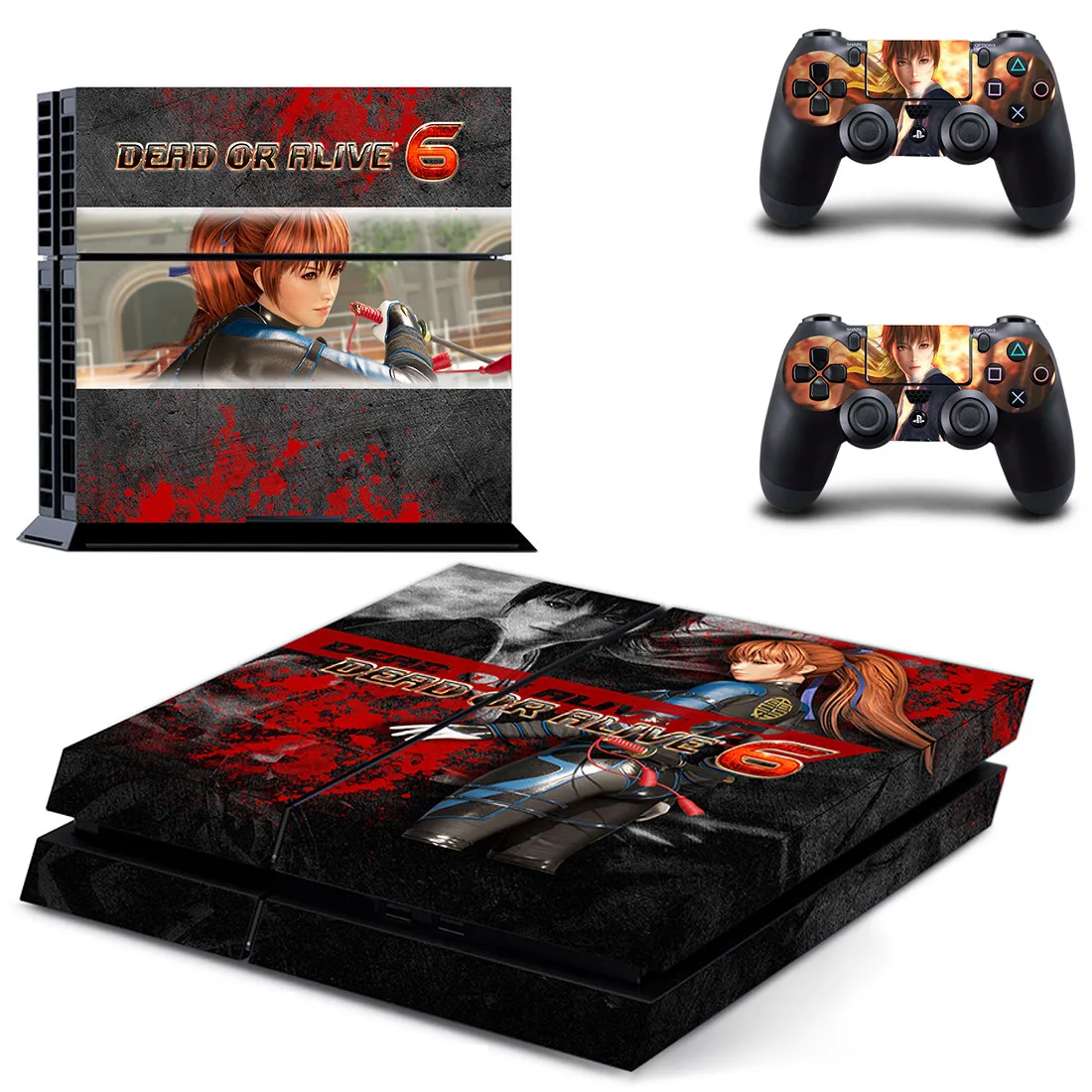 Dead or Alive 6 PS4 наклейка s Play station 4 кожа PS 4 наклейка Наклейки Обложка для playstation 4 PS4 консоль и контроллер Кожа винил