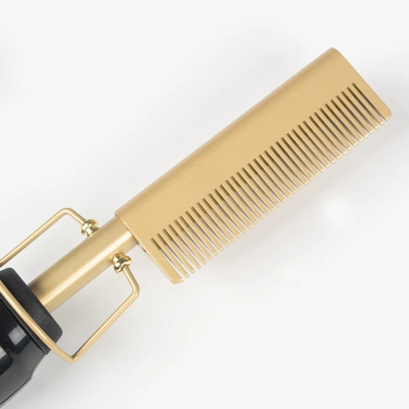 Electric Hair Comb Wet Hair Straightener Brush Hairbrush Beard Straightener Hot Comb Straightening Styling Heating Combs