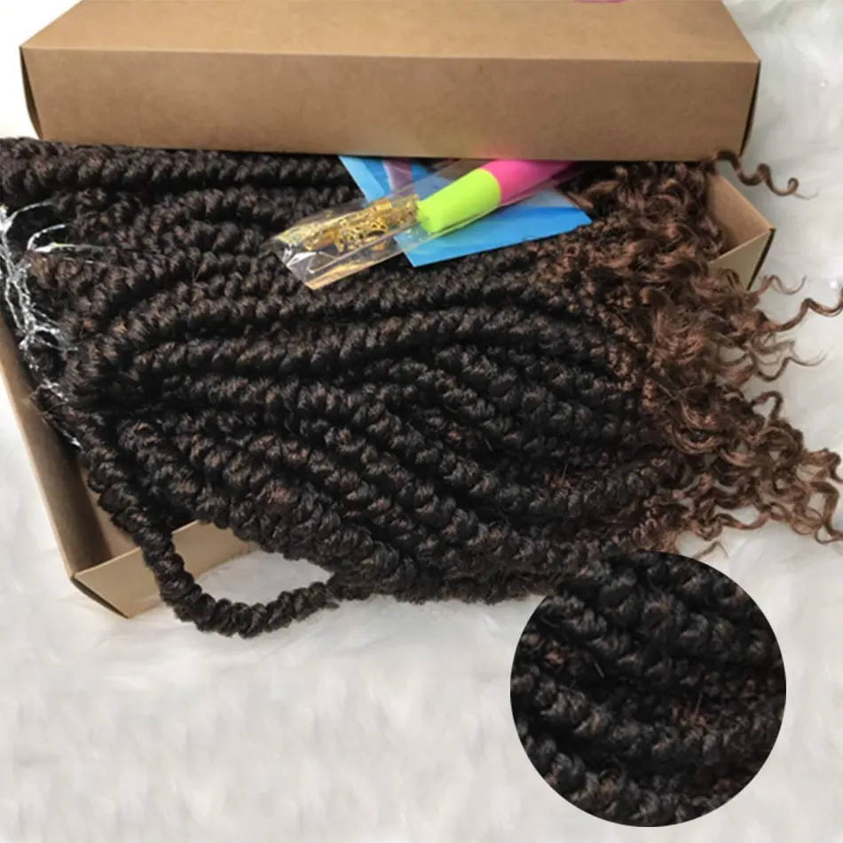 Passion Twist Hair dreadlocks Braiding Hair Bomb Twist Crochet Hair