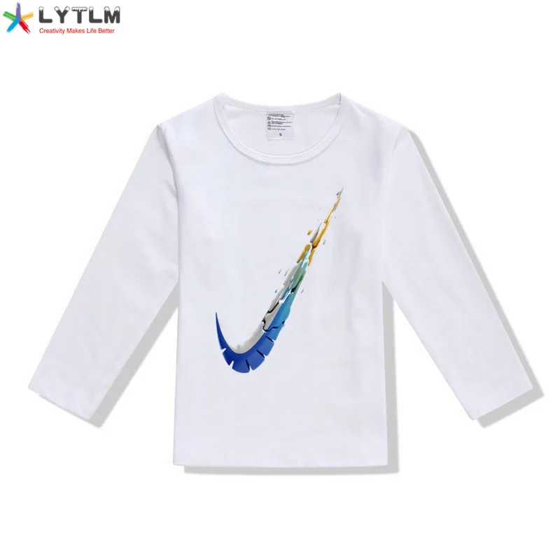 LYTLM XXX/детская футболка для малышей Детские корейские футболки для девочек, осенняя футболка Koszulka для мальчиков 2 лет забавная футболка Enfant Garcon - Цвет: CX White