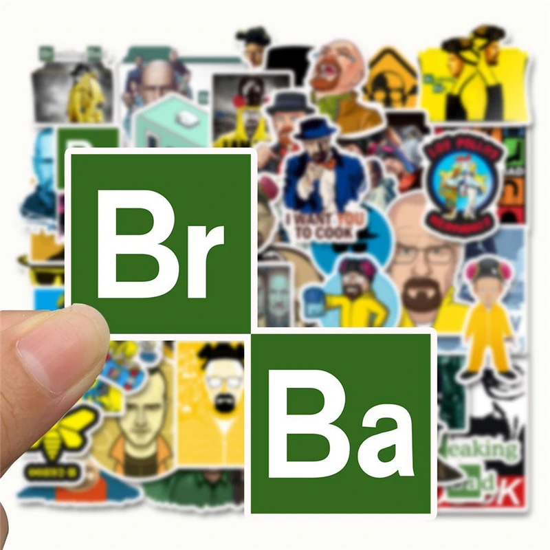 

Movie El Camino: A Breaking Bad Sticker Walter White Jesse Pinkman Cosplay Prop Accessories PVC Decal Waterproof