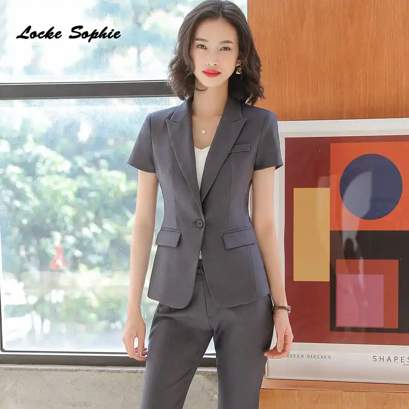 short sleeve plus size blazer