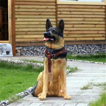 

DALMATIAN WOLFDOG ACOUSTIC CONTROL SIMULATION ANIMAL MODEL CRAFTWORK SCULPTURE COURTYARD DECORATION G1063