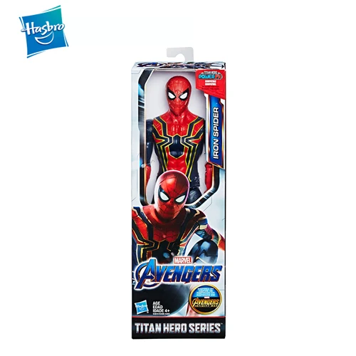 Hasbro Marvel Мстители Бесконечность войны Starforce супер герой 1" эндшпиль Титан герой серии человек паук Железный человек енот Доктор Стрэндж - Цвет: IRON SPIDER