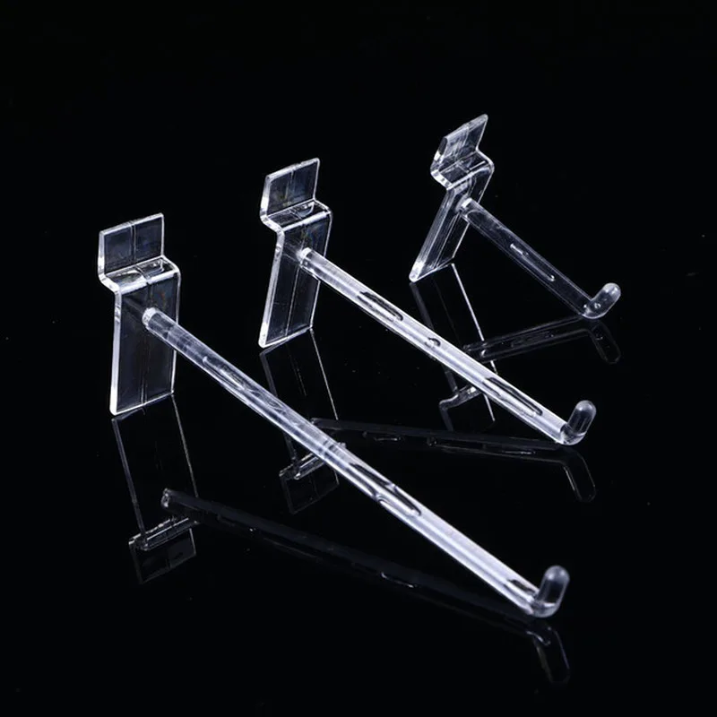 

20PC Store Display Hooks Tool Holder Pegboard Storage Hanging Holder Transparent Utility Hooks Multi-function Wall Mounted Shelf