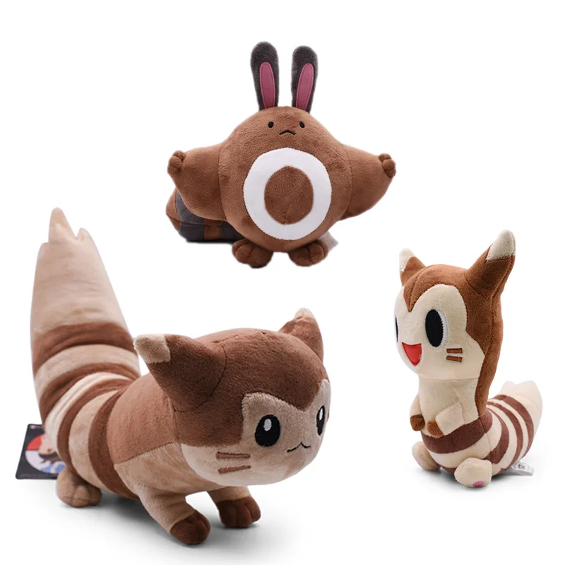 

Takara POKEMON Japan Anime Sentret Furret Peluche Stuffed Plush Cartoon Dolls for Children Hot Christmas Gift Toy