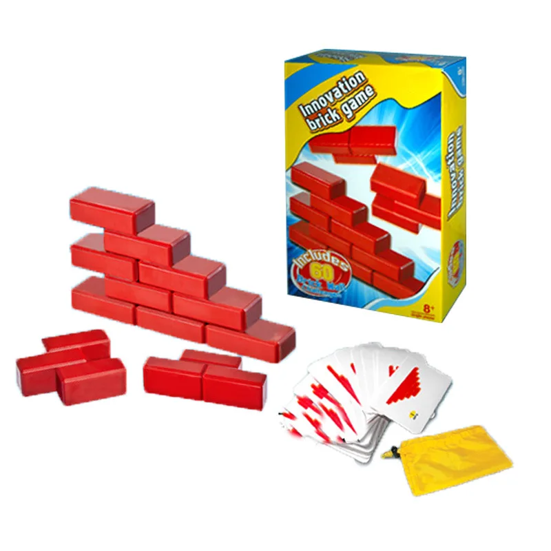 

New Style Hot Sales Innovation Brick Wall Board Game Toy Parent And Child Interactive Educational Tabletop Game CHILDREN'S Intel
