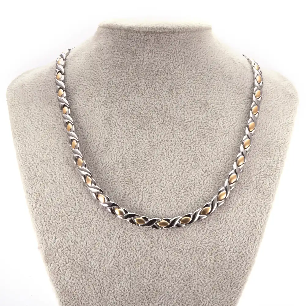 Cross Long Necklace Chain Magnetic Energy 50cm Gold Color Pendant Necklace Magnetic Therapy Arthritis Necklace For Women Men Chain Necklaces Aliexpress