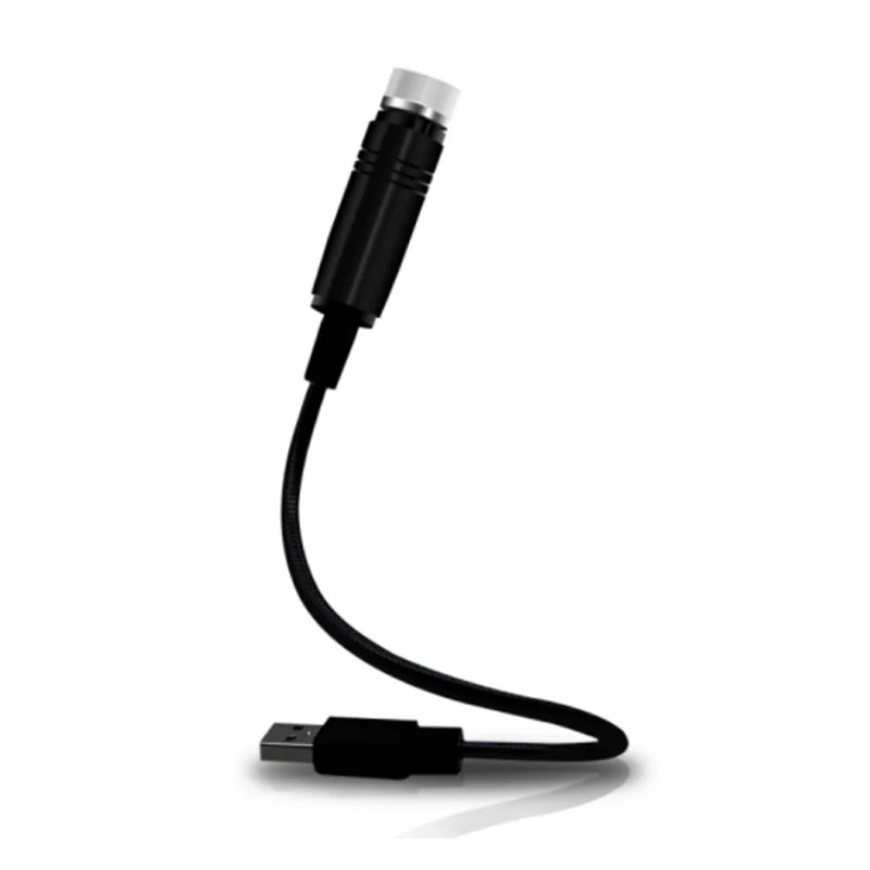 Автомобильный светодиодный интерьерный светильник USB звездный ночник для крыши