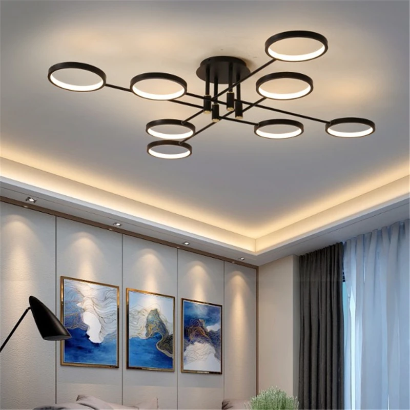 Odern Diable LED Ceiling Light Living Roo Lap With Reote Control - View #12