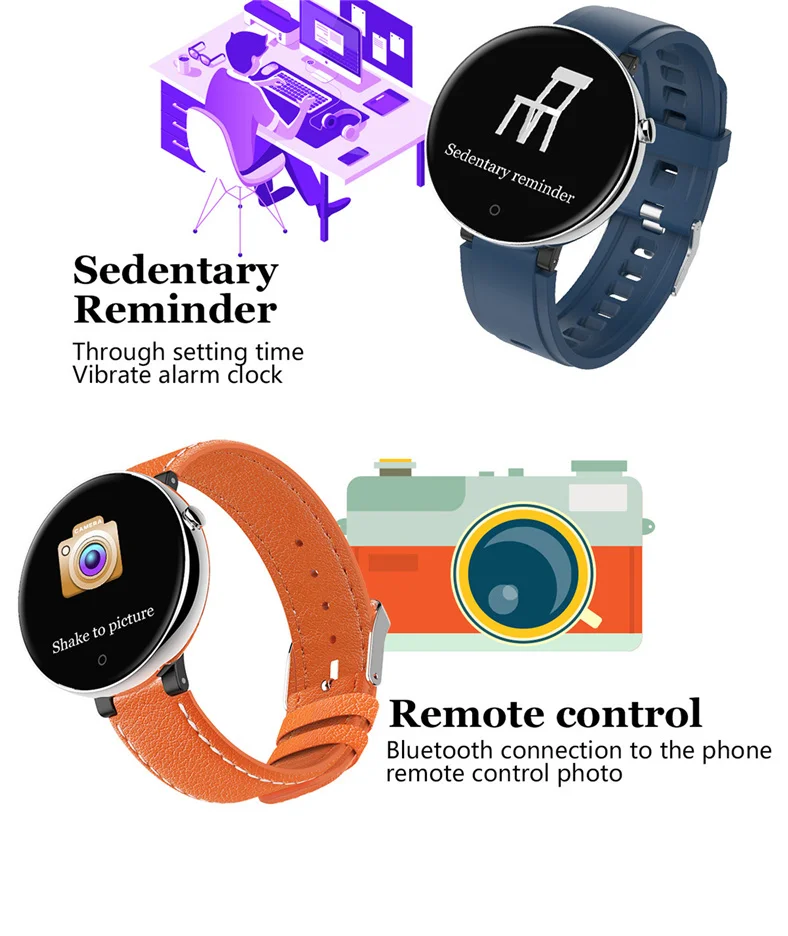 FROMPRO DT18 Смарт часы круглый сенсорный экран Smartwatch сердечного ритма умный фитнес трекер IP67 спортивный модный браслет для мужчин