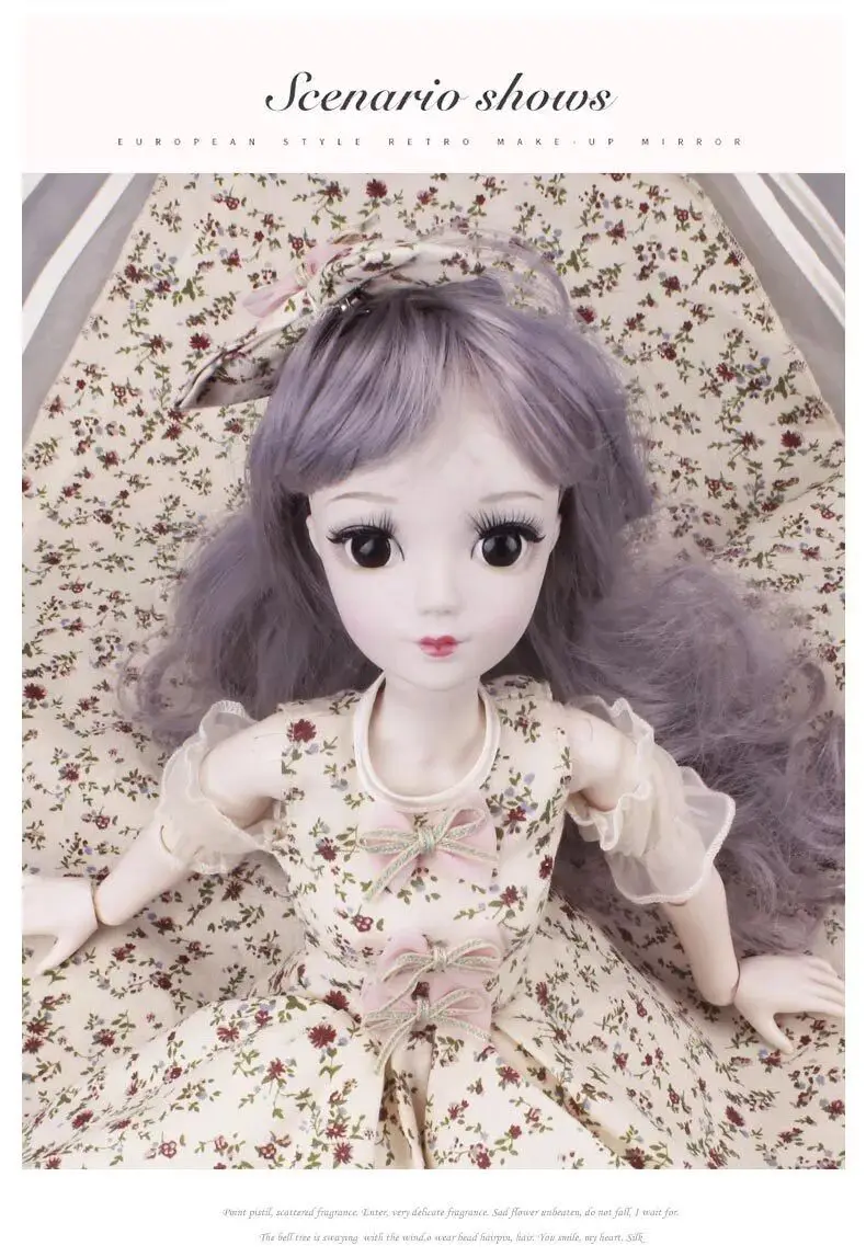 1/3 кукла 60 см кукла включает в себя тело Голова глаз одежда и обувь 201910 - Цвет: 6