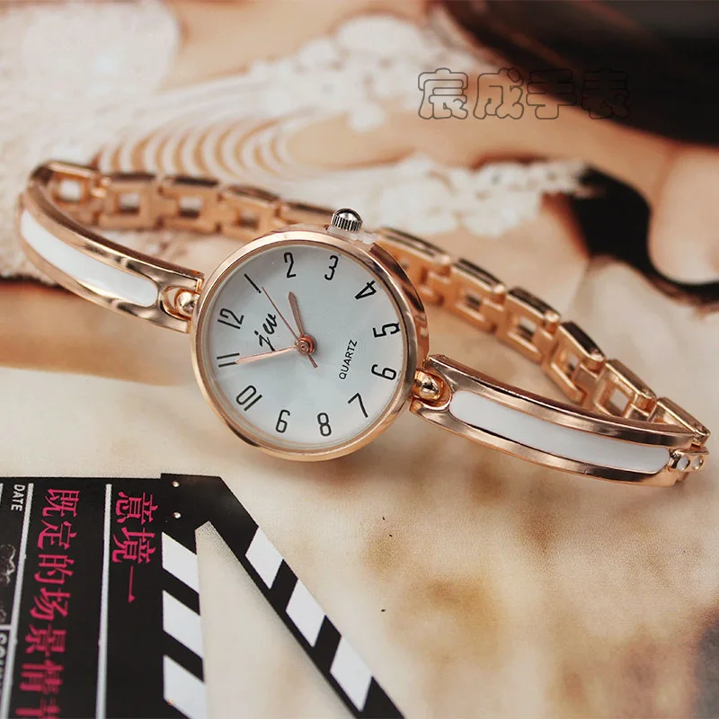 

JW Korean-style Hot Selling Simplicity with Numbers Hands Steel Belt Fashionable Watch Women's Quartz Watch Bracelet Students Wo