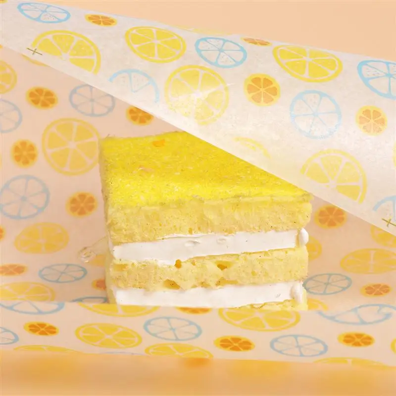 100 PCS Nougat Sugar Paper Baking Dessert Candy Oil-Proof Paper for Party Birthday