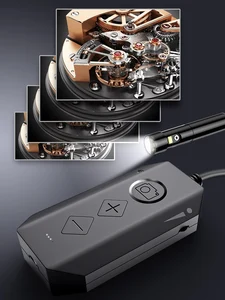 Беспроводной Эндоскоп с двойным объективом, 1080P, 8 светодиодов