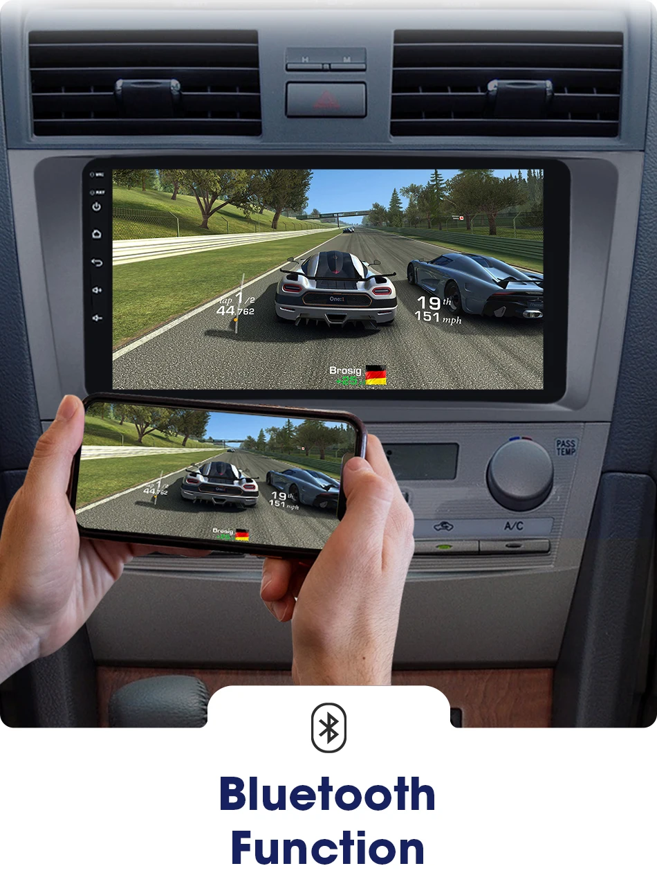 Android 8,1 2din " Автомобильный Радио Мультимедийный видео плеер для Toyota Camry 2006-2011 gps навигация gps 2 Din стерео головное устройство