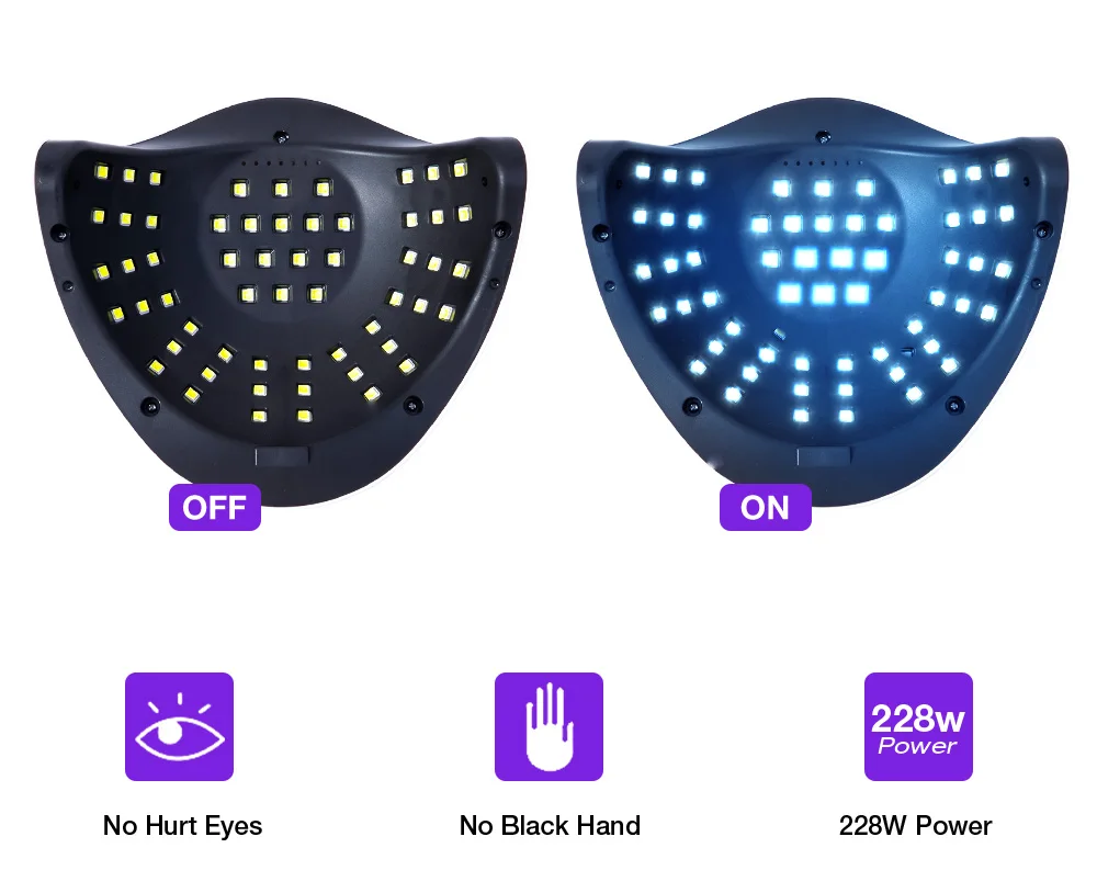SUN X5 Plus 54/80 вт сушилка для ногтей с жк дисплеем 36/45 LEDs светодиодный светильник уф