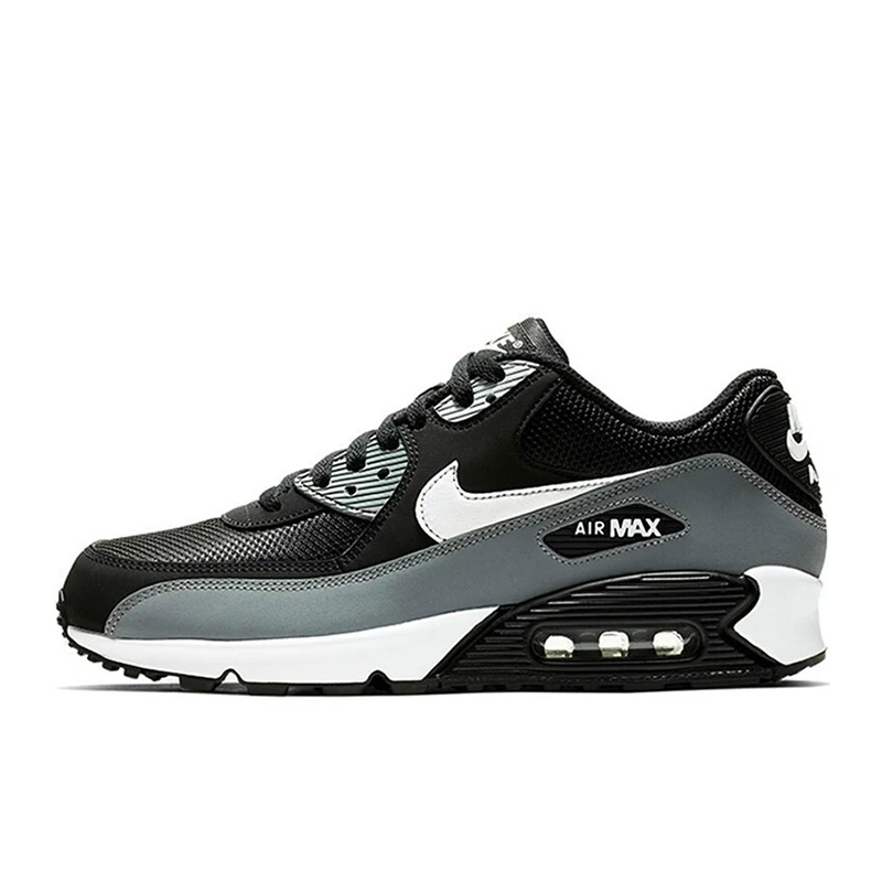 AJ1285-018 Оригинальные подлинные мужские кроссовки для бега NIKE AIR MAX 90, незаменимые спортивные уличные кроссовки, спортивная Дизайнерская обувь, 325213-131 - Цвет: AJ1285-018