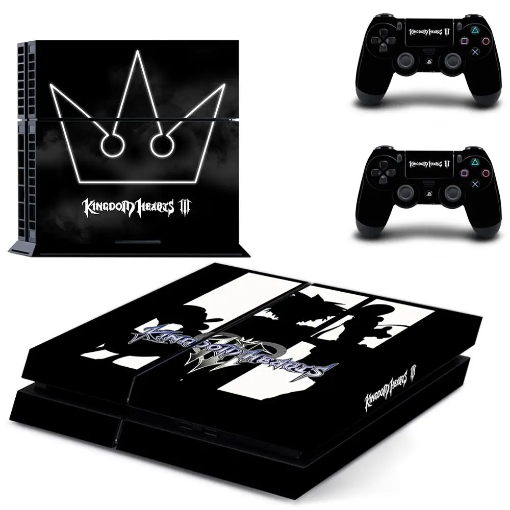 QPTM0106 Kingdom Hearts полное покрытие PS4 наклейка s Play station 4 Кожа Наклейка для playstation 4 PS4 консоль и контроллер Скины Виниловые - Цвет: QPTM0106
