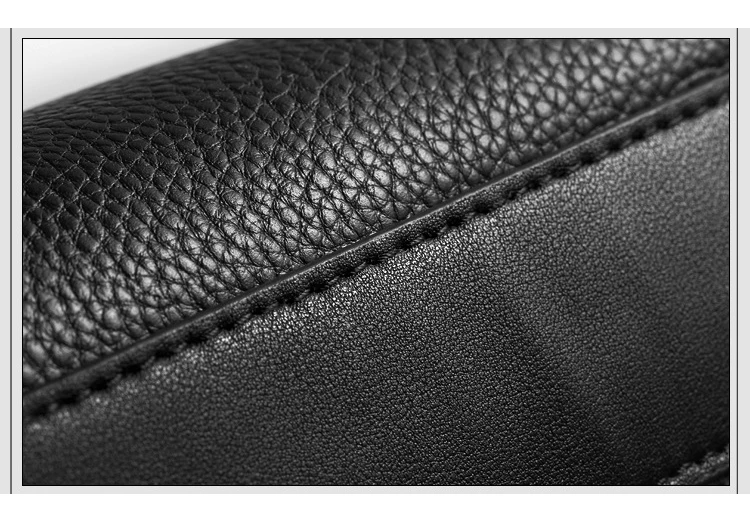 Large-capacity briefcase men handsome leather casual retro handbags business office travel solid color computer bag