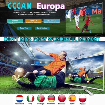 

Free lifetime Cccam Europa Portugal Germany Spain Osccams 8cLins 4k Poland Italia For Enigma 2 Receptor lineas Server Canal Dazn