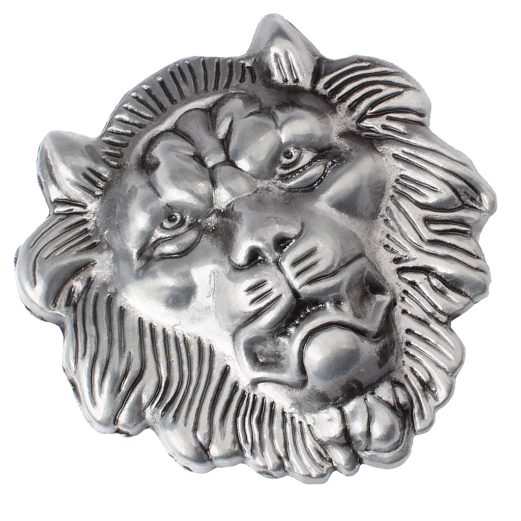 Indian Cowboys Jeans 3D Lion Head Belt Buckle Western Alloy Belt Accessory Vintage Stylish Men's Gift Clothes Accessories
