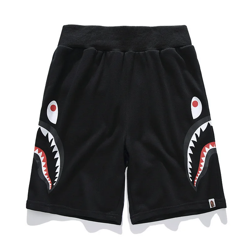 Шорты Shark с обеих сторон из хлопка персонализированные модные брендовые мужские