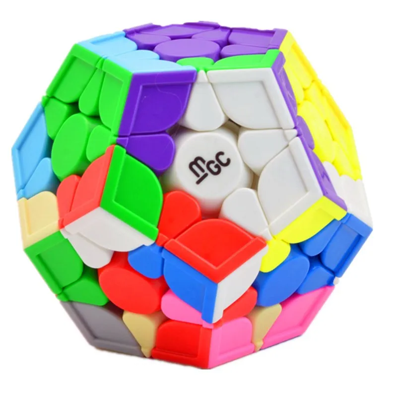 YongJun YJ MGC 3x3x3 Магнитный Megaminx megaminxed Профессиональный Многоцветный безопасный ABS